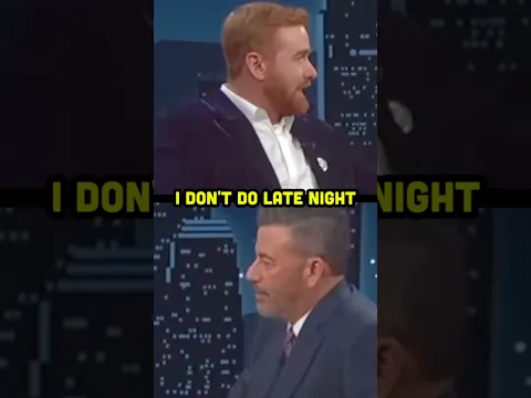 Andrew Santino’s FIRST Late Night Appearance 