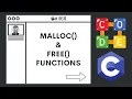 malloc and free Functions Ep 460 C Programming Language
