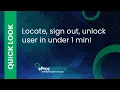Quick Look Locate Signout And Unlock User Account in Less Than One Minute Without Remote Control