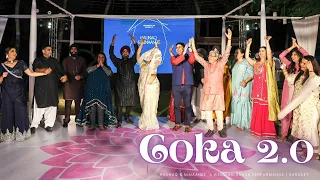 coka 2 0 raunaq u0026 nimaanee s wedding dance performance sangeet