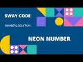 NEON NUMBER C LANGUAGE NUMBER TYPE QUESTION SOLUTION SWAY CODE