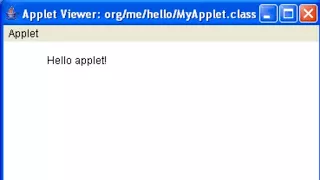 How to run applet program in java Java Tutorial