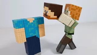 Steve help The Creepers are coming Minecraft Animation Magnetic Games