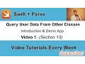 1 Loading user data from other classes in Parse with Swift