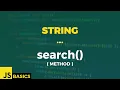 JavaScript String Search Explained with Live Examples Episode 9 JavaScript for Beginners