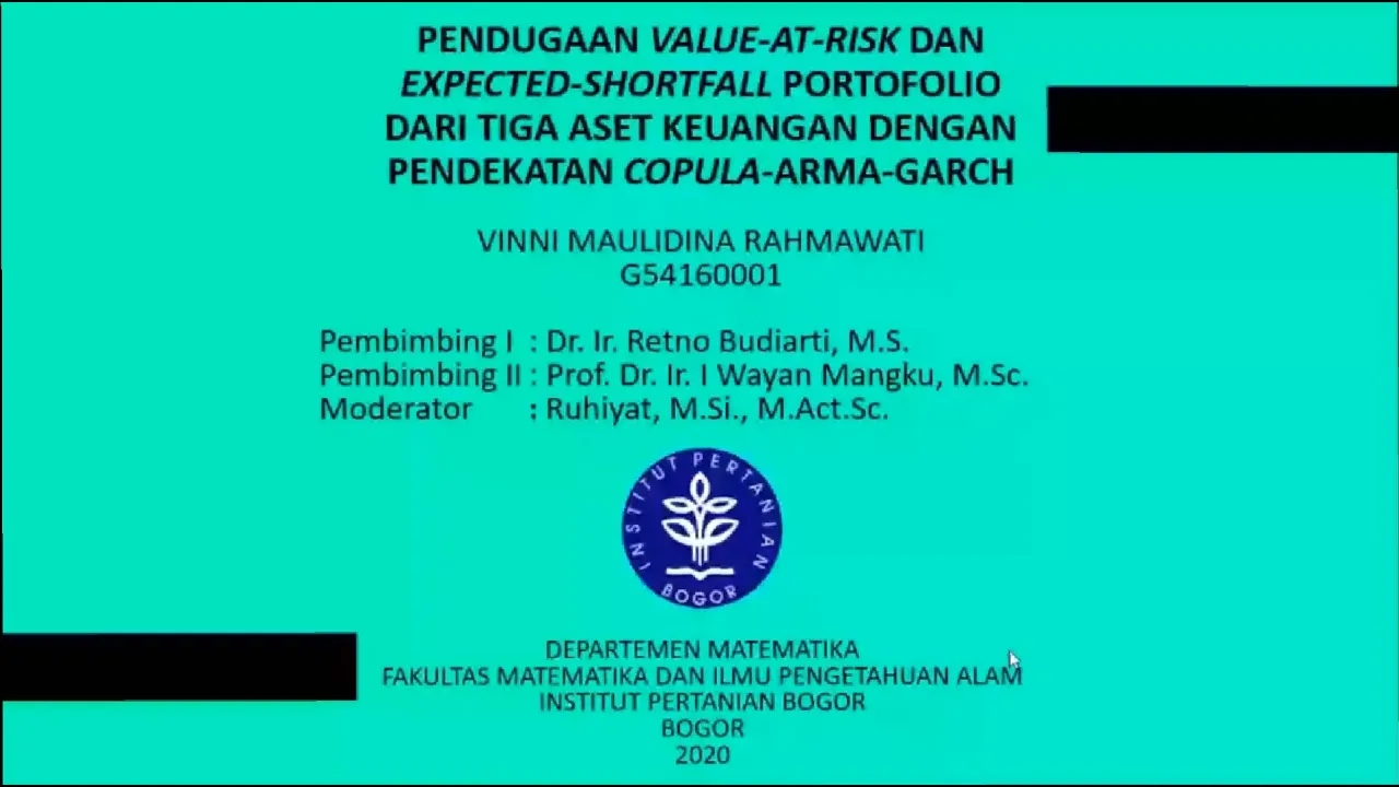 Seminar Hasil Skripsi Online Matematika IPB - Vinni
