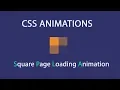 CSS Page Loading Animation csPoint css animation tutorials