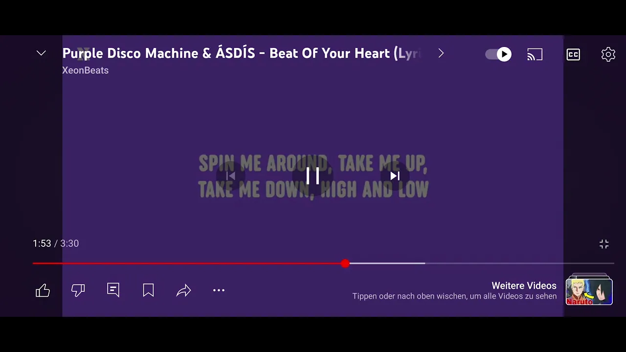 PURPLE DISCO MACHINE & ÁSDÍS - BEAT OF YOUR HEART (2024) LYRICS MUSIK BEI 1LIVE