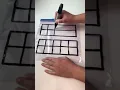 Resuable sensory ten frame