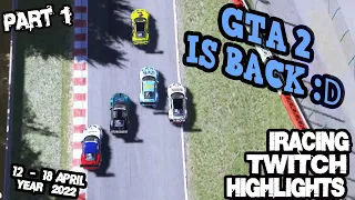 iRacing Twitch Highlights 22S2W5P1 12 - 18 April 2021 Part 1 Funny moves saves wins fails