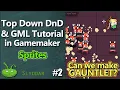 Top Down DND GML Tutorial in Gamemaker Sprites