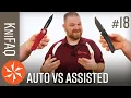 KnifeCenter FAQ Autos Vs Assisted Knives Benchmade Bugout VS Bailout Stabilized Woods More