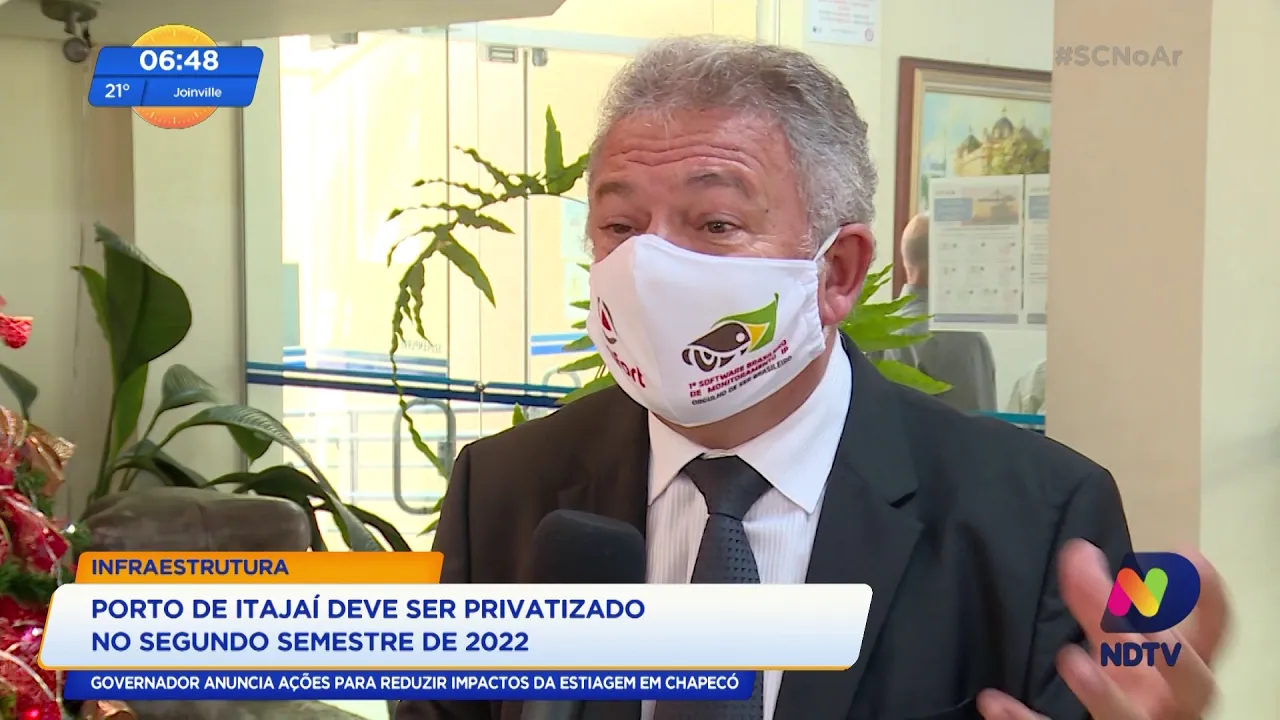 Porto de Itajaí deve ser privatizado no segundo semestre de 2022