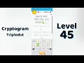 Cryptogram Tripledo Level 45 Solutions Logic Puzzle Game Mini Boss