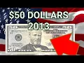 50 Dollars 2013 dollar USA US BILL banknote