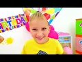 Vlad and Niki Cooking and playing with Mom - Funny stories for children