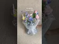 Download Lagu Kali ini kita rangkai bunga artificial flower dengan wrapping korean style #korean #style #florist