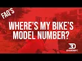 FAQ Where can I find the model number of my bike