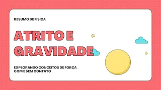 ATRITO E GRAVIDADE | RESUMO ESCOLAR