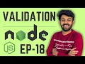 Validations in Express JS App Node js Ep - 18 code io