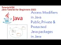Access Modifier in Java Public Private Protected Packages in Java Full Explained