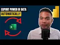 SCHEDULE Exports from Power BI AUTOMATICALLY Power Automate to SharePoint Folder Data Exports