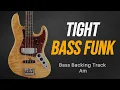 Spicy Funk Bass Backing Track in A Minor No Bass