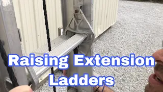 Raising and Lowering the Rails on an Extension Ladder - Warsaw Syracuse Goshen and Columbia City IN