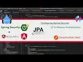 Spring Boot Spring Security PostgreSQL JPA - In Memory Authentication