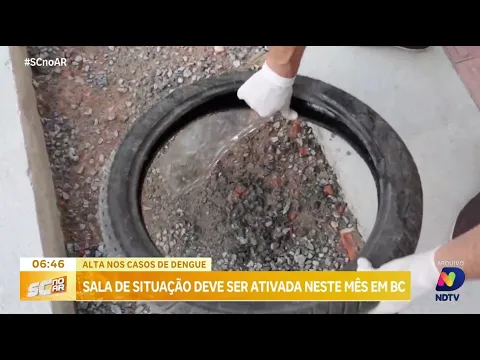 Balneário Camboriú planeja ativar Sala de Situação da Dengue para monitorar avanço da doença
