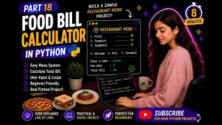 Build a Food Bill Calculator in Python Real Python Project for Beginners