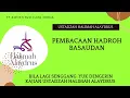 Ustadzah Halimah Alaydrus : pembacaan Hadroh basaudan