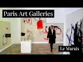 Lagu Visiting Art Galleries in the Paris Neighborhood of Le Marais