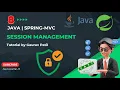 Spring C project session management Java tutorial
