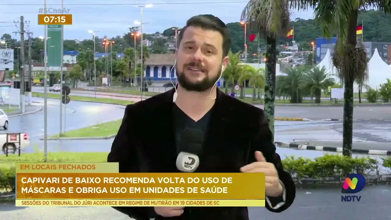 Capivari de Baixo recomenda volta do uso de máscaras e obriga uso em unidades de saúde