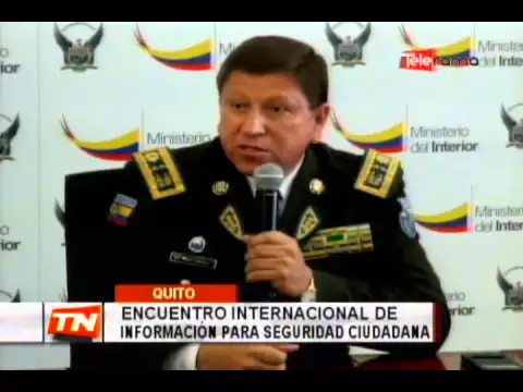 Encuentro internacional de información para seguridad ciudadana