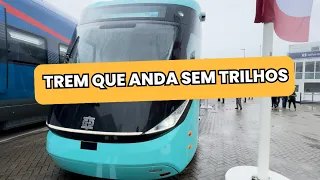 POR DENTRO DO TREM SEM TRILHOS CHINÊS #RailwayInfluencerFestival