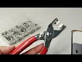 How to use press button machine How to attach press buttons Snap Buttons Button Plier tool Review