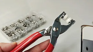 How to use press button machine How to attach press buttons Snap Buttons Button Plier tool Review