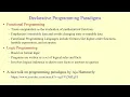 Taxonomy of Programming Paradigms Procedural OOP Functional and Logic Programming