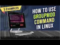 How to Use groupmod Command in Linux 5 Practical Examples LinuxSimply