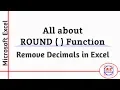 How to use ROUND function in excel Excel Bangla Tutorial AZ Unlimited