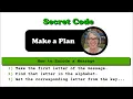 TG13 3 Secret Code Methods with Multiple Parameters