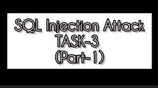 Task-3 Part-1 SQL Injection Attack Lab