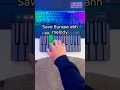 Guy plays the Save Europe theme song