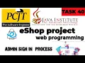 Web Project Task 40 java institute 1st Year e shop javainstituteforadvancedte1415