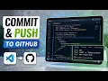 How to Commit and Push Code to GitHub from VS Code Step by Step for Beginners