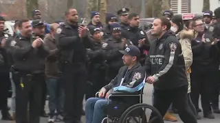 NYPD officer released from hospital after being shot on duty