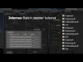 3Dsmax Batch rendering tutorial