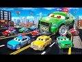 Download Lagu Giant Zombie Police Car 🚓🧟‍♂️🔥 Goes Wild! Action-Packed Chase \u0026 Rescue Mission